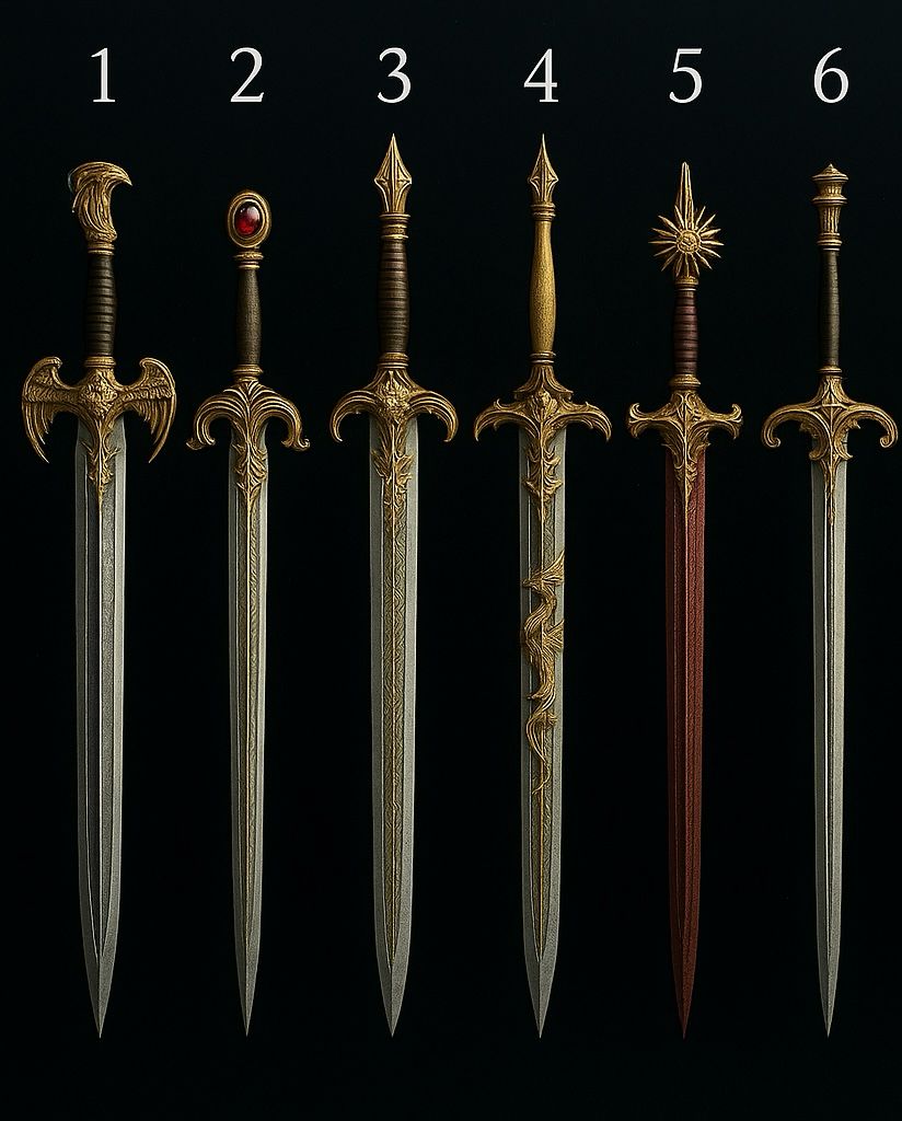 KatanaAether's tweet image. If you were a medieval knight, what sword would you use?