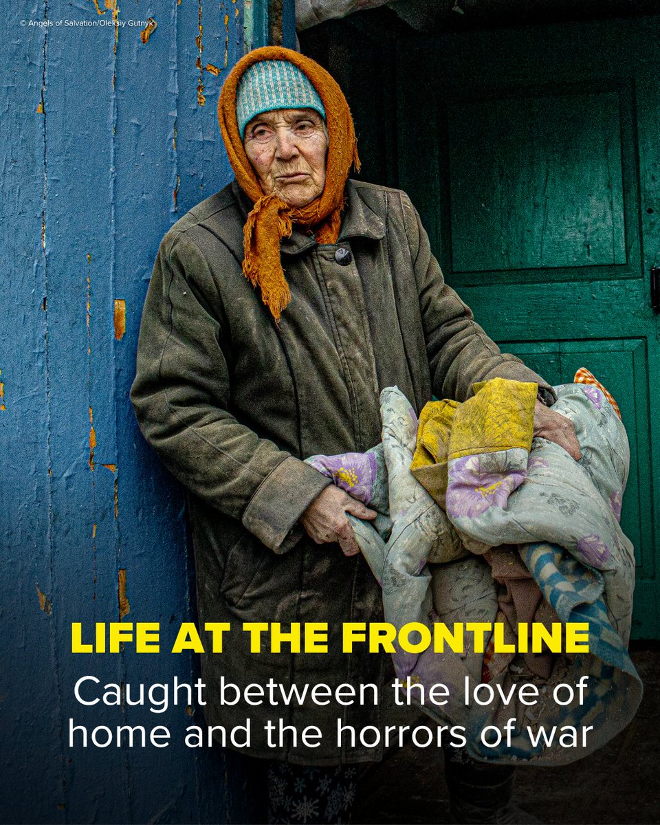 Survived missile strikes.
Sheltered through explosions.
Still chose to stay.

These are people who still live near the frontline of the war in Ukraine. bit.ly/4kYeSeK