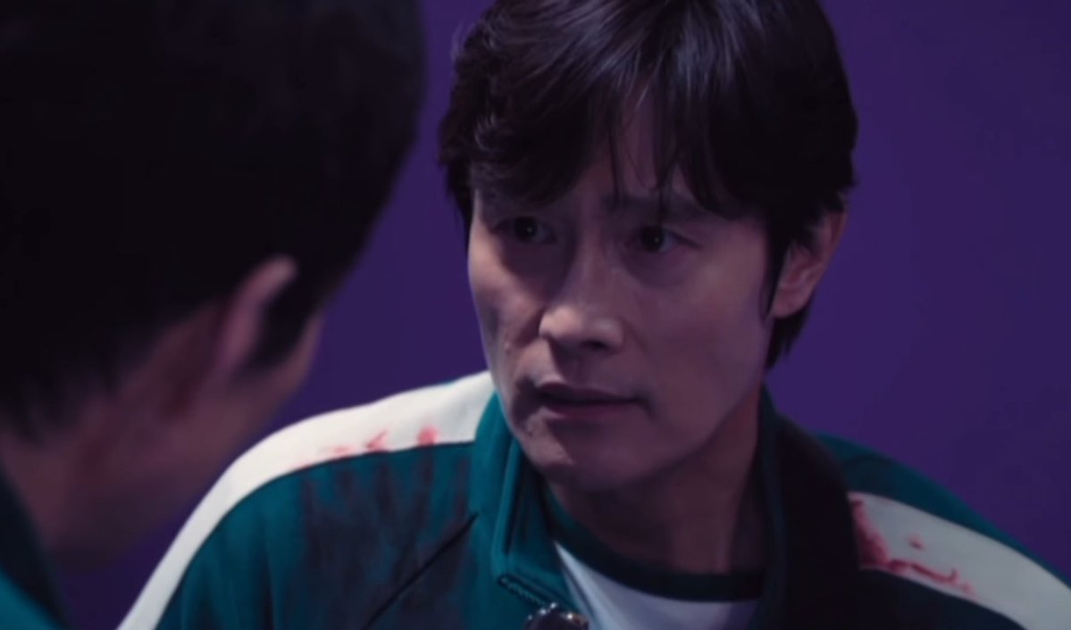 inhunsaveme's tweet image. The moment inho realized he fell in love and also that gihun fell for him too when he saw how much he wanted him to be safe, which is why later during the mask off he already knew gihun couldnβt kill him