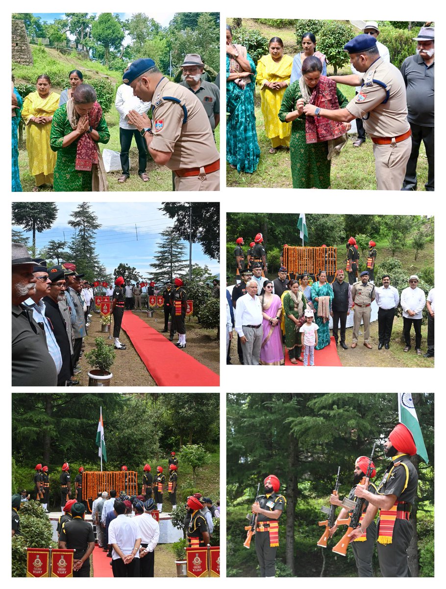 Almora Police Uttarakhand (@almorapolice) on Twitter photo рдЖрдЬ SSP рдЕрд▓реНрдореЛрдбрд╝рд╛ рджреНрд╡рд╛рд░рд╛ рдХрд╛рд░рдЧрд┐рд▓ рд╡рд┐рдЬрдп рджрд┐рд╡рд╕ рдХреЗ рдЕрд╡рд╕рд░ рдкрд░ рдХрд╛рд░рдЧрд┐рд▓ рдпреБрджреНрдз рдореЗрдВ рджреЗрд╢ рдХреА рд░рдХреНрд╖рд╛ рдХреЗ рд▓рд┐рдП рдЕрдкрдиреЗ рдкреНрд░рд╛рдгреЛрдВ рдХреА рдЖрд╣реБрддрд┐ рджреЗрдиреЗ рд╡рд╛рд▓реЗ рд╡реАрд░ рд╢рд╣реАрджреЛрдВ рдХреЛ рдкреБрд╖реНрдк рдЪрдХреНрд░ рдЕрд░реНрдкрд┐рдд рдХрд░ рд╢реНрд░рджреНрдзрд╛рдВрдЬрд▓рд┐ рджреА рдЧрдИред
рдЗрд╕ рдЕрд╡рд╕рд░ рдкрд░ рдЬрдирдкрдж рдХреЗ рдХрд╛рд░рдЧрд┐рд▓ рдпреБрджреНрдз рдореЗрдВ рд╢рд╣реАрдж рд╡реАрд░ рд╢рд╣реАрджреЛрдВ рдХреЗ рдкрд░рд┐рдЬрдиреЛрдВ рдХреЛ рд╢рд╛рдБрд▓ рднреЗрдВрдЯ рдХрд░ рд╕рдореНрдорд╛рдирд┐рдд рдХрд┐рдпрд╛ рдЧрдпрд╛ред рдЖрдЬ SSP рдЕрд▓реНрдореЛрдбрд╝рд╛ рджреНрд╡рд╛рд░рд╛ рдХрд╛рд░рдЧрд┐рд▓ рд╡рд┐рдЬрдп рджрд┐рд╡рд╕ рдХреЗ рдЕрд╡рд╕рд░ рдкрд░ рдХрд╛рд░рдЧрд┐рд▓ рдпреБрджреНрдз рдореЗрдВ рджреЗрд╢ рдХреА рд░рдХреНрд╖рд╛ рдХреЗ рд▓рд┐рдП рдЕрдкрдиреЗ рдкреНрд░рд╛рдгреЛрдВ рдХреА рдЖрд╣реБрддрд┐ рджреЗрдиреЗ рд╡рд╛рд▓реЗ рд╡реАрд░ рд╢рд╣реАрджреЛрдВ рдХреЛ рдкреБрд╖реНрдк рдЪрдХреНрд░ рдЕрд░реНрдкрд┐рдд рдХрд░ рд╢реНрд░рджреНрдзрд╛рдВрдЬрд▓рд┐ рджреА рдЧрдИред
рдЗрд╕ рдЕрд╡рд╕рд░ рдкрд░ рдЬрдирдкрдж рдХреЗ рдХрд╛рд░рдЧрд┐рд▓ рдпреБрджреНрдз рдореЗрдВ рд╢рд╣реАрдж рд╡реАрд░ рд╢рд╣реАрджреЛрдВ рдХреЗ рдкрд░рд┐рдЬрдиреЛрдВ рдХреЛ рд╢рд╛рдБрд▓ рднреЗрдВрдЯ рдХрд░ рд╕рдореНрдорд╛рдирд┐рдд рдХрд┐рдпрд╛ рдЧрдпрд╛ред