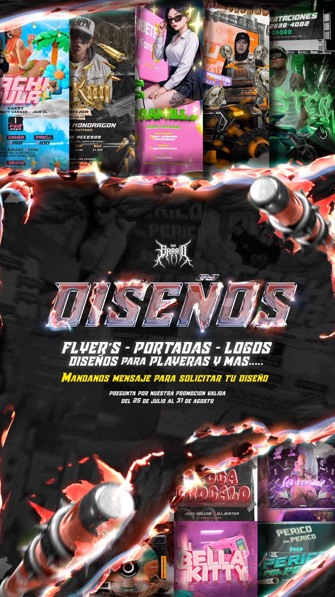 DonbarrioMX's tweet photo. Ocupas diseños ?
#Flyers #Diseños #Portadas 
#Bares #nezahualcóyotl #CDMX 
#Evento #Booking #Monterrey #Guadalajara #Mexico https://t.co/wqkKgPD5Zk