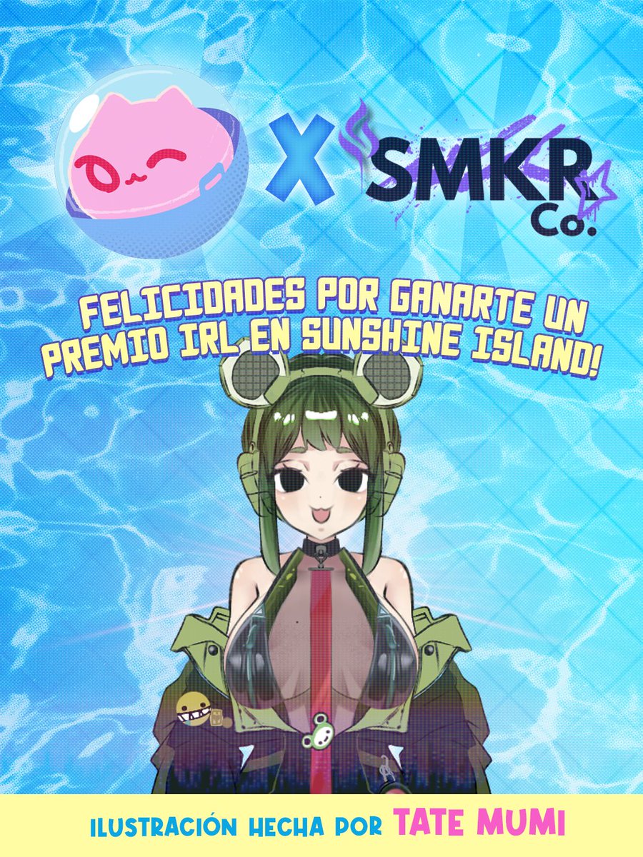 GachiZai's tweet image. ¡Muchísimas felicidades a @ObaBanchi por ser una de las afortunadas que se ganó una comisión de @tate_mumi en el gacha de #SunshineIsland! ✨
¡Y en especial muchísimas gracias a
@CoSmkr por patrocinar este premio como un regalo para las participantes del servidor! 🎊