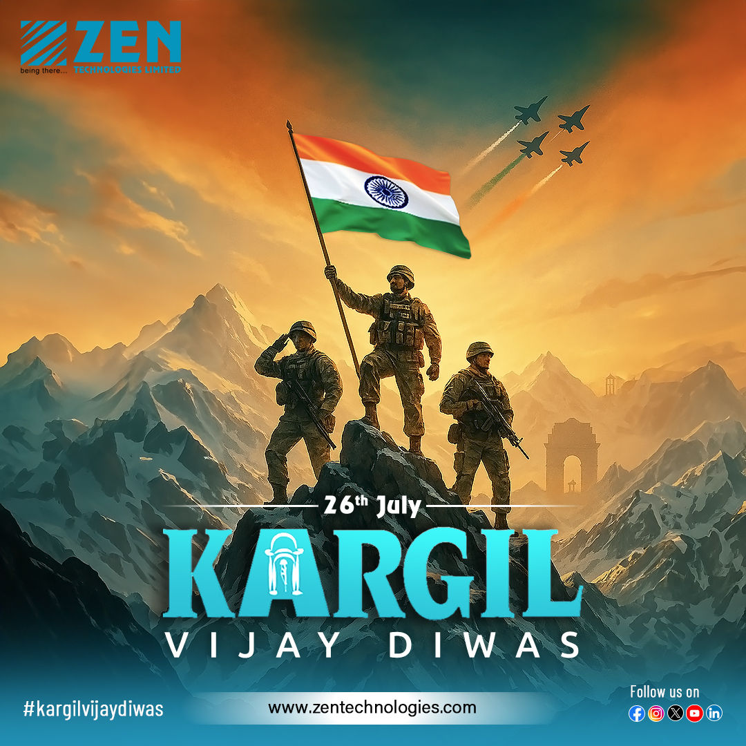 Zen Technologies (@zentechnologies) on Twitter photo On Kargil Vijay Diwas, <a href="/ZenTechnologies/">Zen Technologies</a> pays tribute to the unmatched courage and supreme sacrifice of the Indian Armed Forces in the Kargil War.
As a committed defence partner, <a href="/ZenTechnologies/">Zen Technologies</a> stands resolute in its mission to strengthen India’s defence capabilities through On Kargil Vijay Diwas, <a href="/ZenTechnologies/">Zen Technologies</a> pays tribute to the unmatched courage and supreme sacrifice of the Indian Armed Forces in the Kargil War.
As a committed defence partner, <a href="/ZenTechnologies/">Zen Technologies</a> stands resolute in its mission to strengthen India’s defence capabilities through