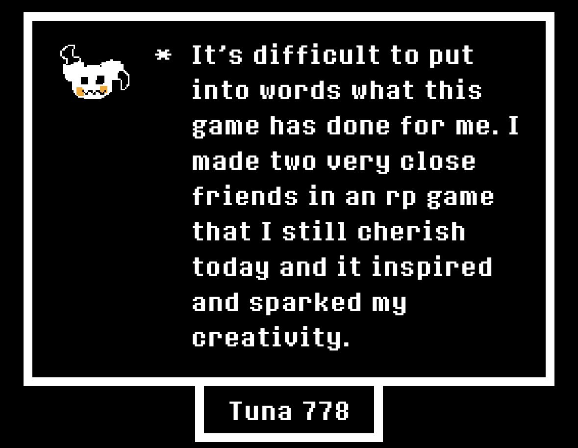 Tuna_778's tweet image. Figured i’d post it by itself as well.
Thanks Toby for making UNDERTALE!!! 💛💛💛
