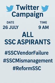SSC candidates deserve clarity, fairness &amp; timely communication.
Exam cancel, late notice, no alerts – this is not management, this is mismanagement!
We demand transparency.
Retweet if u are agree
#ReformSSC
#SSCVendorFailure #SSCMisManagement