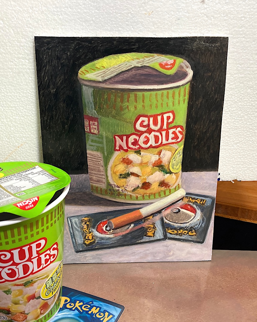 flakewhyte's tweet image. cup noodles. 8x10&quot;