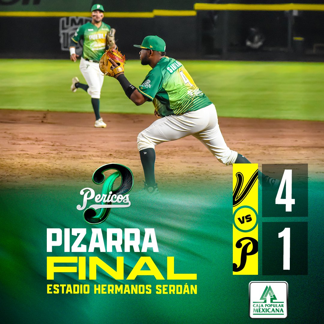 Pericos_Oficial's tweet image. Pizarra final presentada por Caja Popular Mexicana
#FuerzaPericos🦜