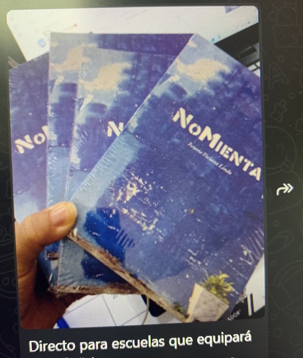 NoMienta's tweet image. 📘Mi primer libro está pensado justamente para crear el hábito de la lectura. Para tener una ‘primera cita’ con un libro fácil de leer, entretenido y que genere empatía en varios temas.
Que llegue a las escuelas me alegra tanto el alma porque va a cumplir su propósito👧🏼👦🏾🧒🏻👩🏻🦰