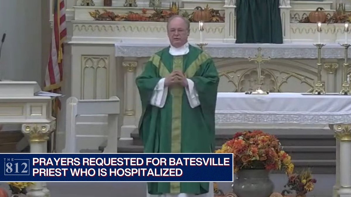 812now's tweet image. Prayers are being requested for a Batesville priest who suffered a cardiac episode on Friday.
Read here: 812noww.com/post/prayers-r…