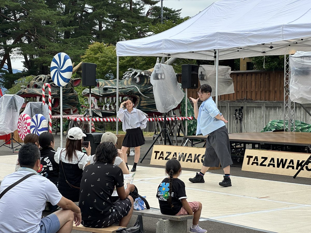 tazawako's tweet image. 【M’sスポーツクラブ K-POPダンススクール】
大人気「K-POP」の音楽を使ったダンスを披露♪
#423m
#仙北市
#田沢湖
#たざわ湖龍神まつり