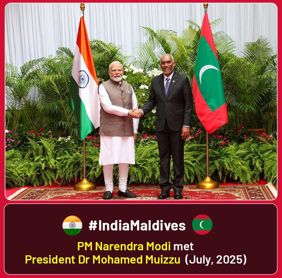 Dr. S. Jaishankar (@drsjaishankar) on Twitter photo Congratulate the Government and the people of Maldives on the diamond jubilee celebrations of their Independence.
Honoured to join PM <a href="/narendramodi/">Narendra Modi</a> for the Independence Day celebrations in Malé today.
We celebrate 60 years of 🇮🇳 🇲🇻 diplomatic relations as well, reiterating Congratulate the Government and the people of Maldives on the diamond jubilee celebrations of their Independence.
Honoured to join PM <a href="/narendramodi/">Narendra Modi</a> for the Independence Day celebrations in Malé today.
We celebrate 60 years of 🇮🇳 🇲🇻 diplomatic relations as well, reiterating