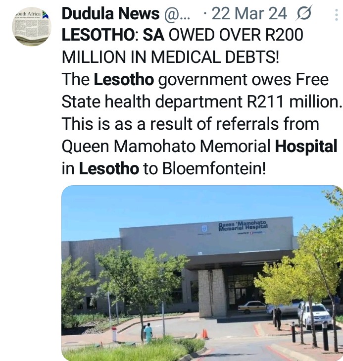 PatrioticMedia1's tweet image. LESOTHO: 'OUR PEOPLE ARE DENIED MEDICAL CARE IN SA!'
Pheello Sehlabaka is calling on the government of Lesotho to intervene so that Lesotho nationals can be allowed free health care in SA. He laments that things haven't been the same since Dudula started blocking illegal foreign