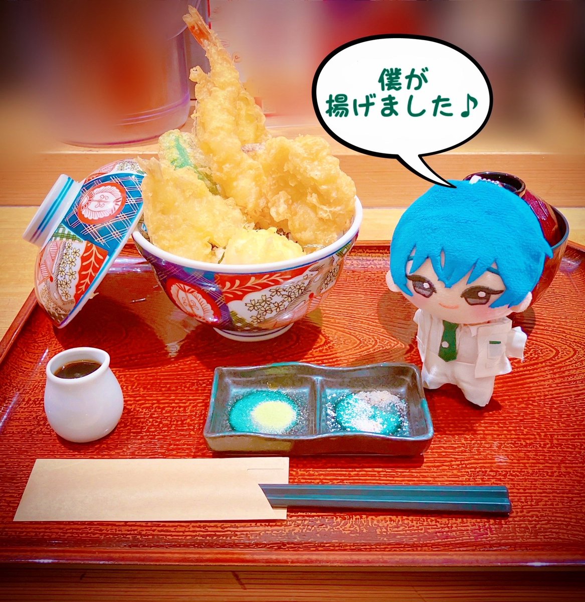 PelChanCat's tweet image. 天丼食う