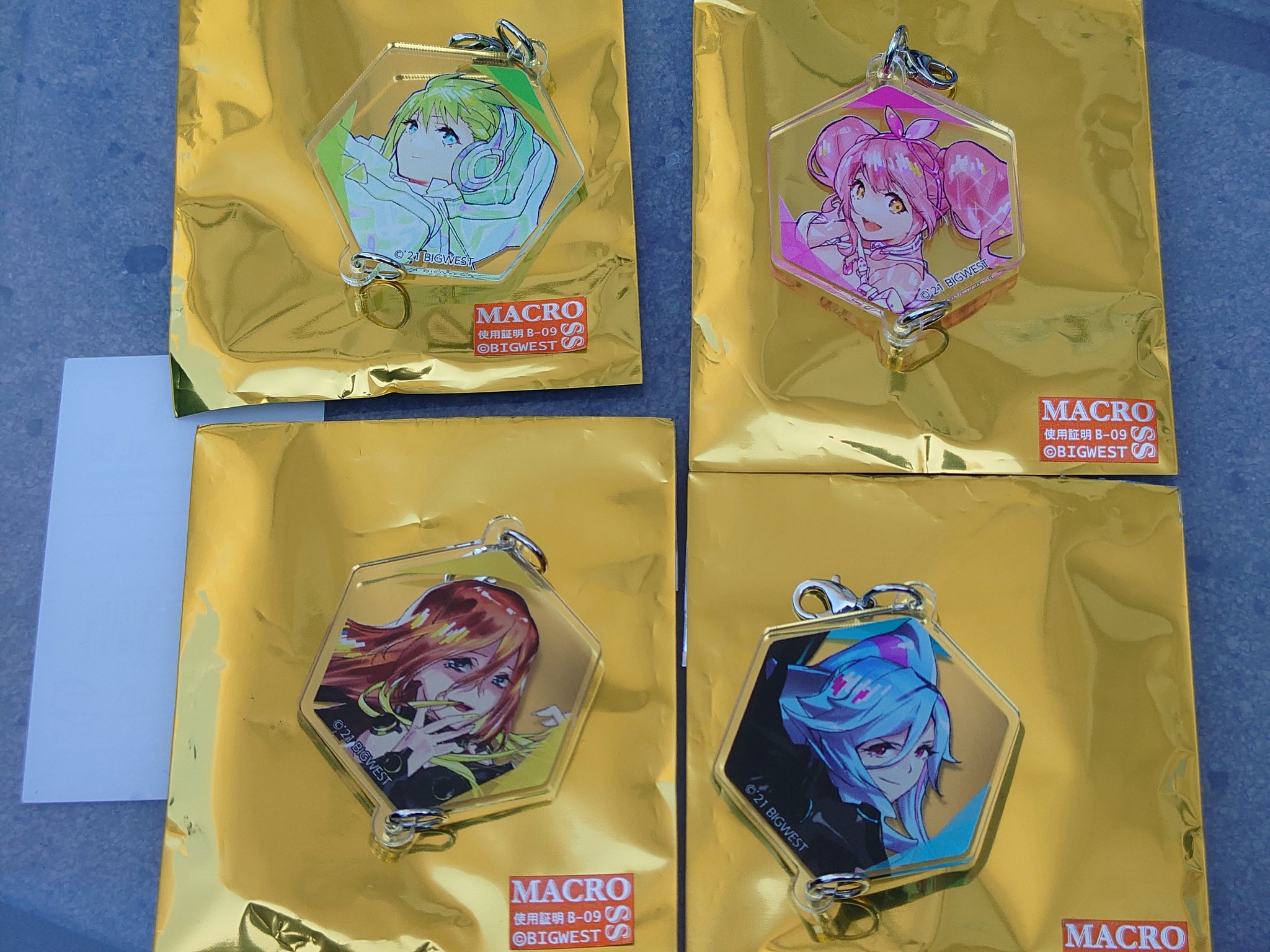 裏マクロス 裏マクフェス　ガラポン　A賞 アクリルボード　闇レイナ　闇マキナ 裏マクロス 裏マクフェス ガラポン A賞 アクリルボード 闇レイナ