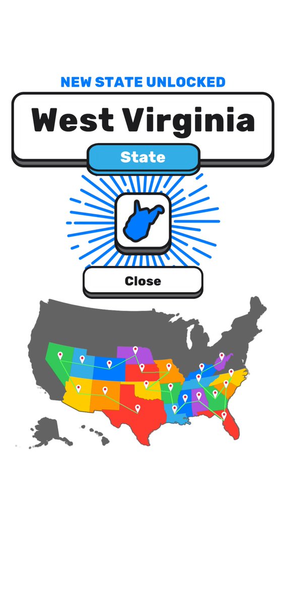 Jeffrey 'Aztec' Barnes (@aztecconsulting) on Twitter photo Ok <a href="/RyanTrahan/">Ryan Trahan</a> <a href="/StapleGames/">Staple Games</a> is fun but I've put in the work and FINALLY unlocked West By God Virginia! My home state unlocked! Country roads in Texas will always lead you back here! Ok <a href="/RyanTrahan/">Ryan Trahan</a> <a href="/StapleGames/">Staple Games</a> is fun but I've put in the work and FINALLY unlocked West By God Virginia! My home state unlocked! Country roads in Texas will always lead you back here!