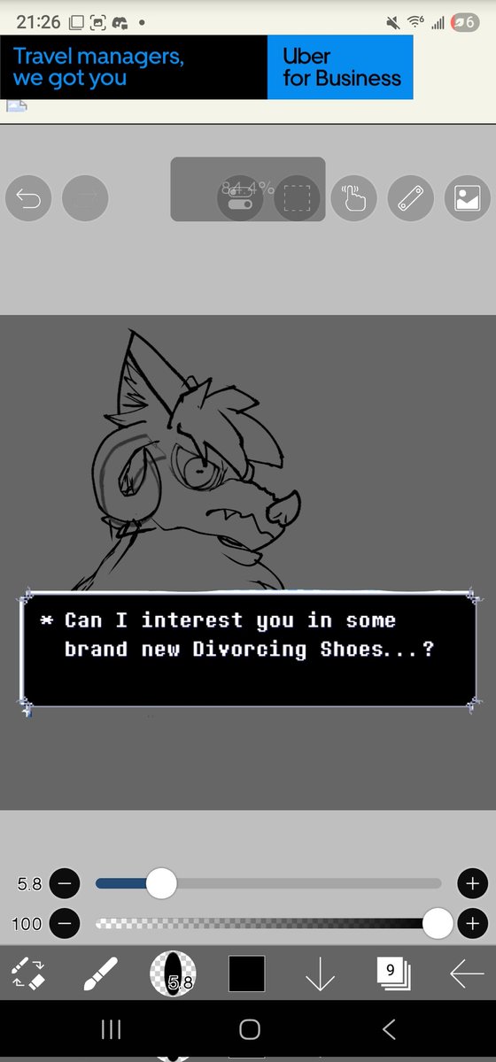 RhuTSP's tweet image. Can&apos;t draw snouts for SHIT (wip sketch for a buddy)