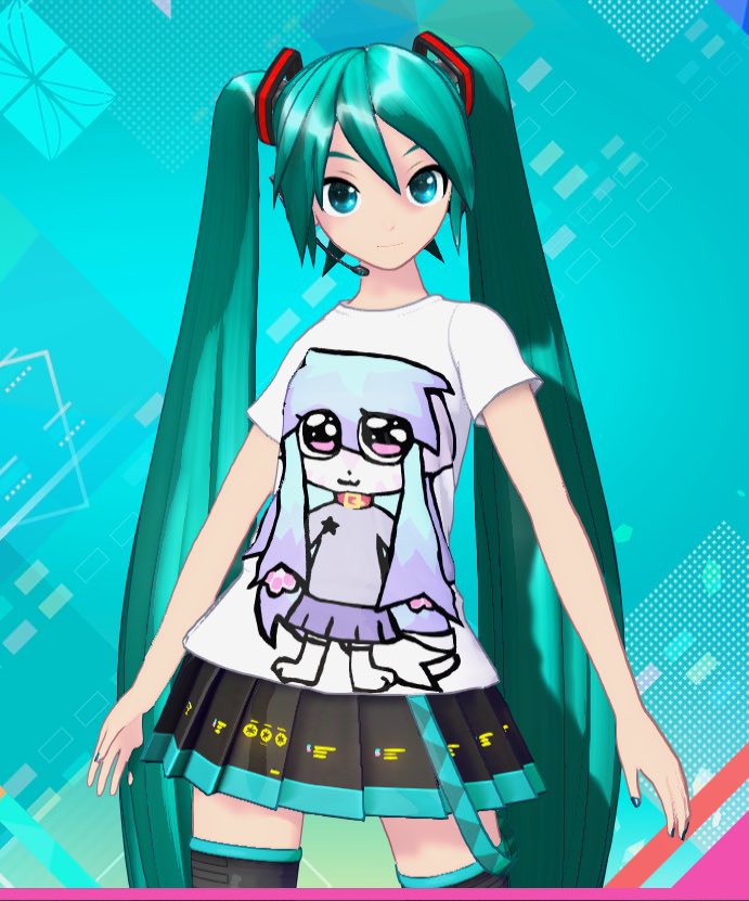XKYUZESS's tweet image. hatsune miku is the biggest kyubert fan