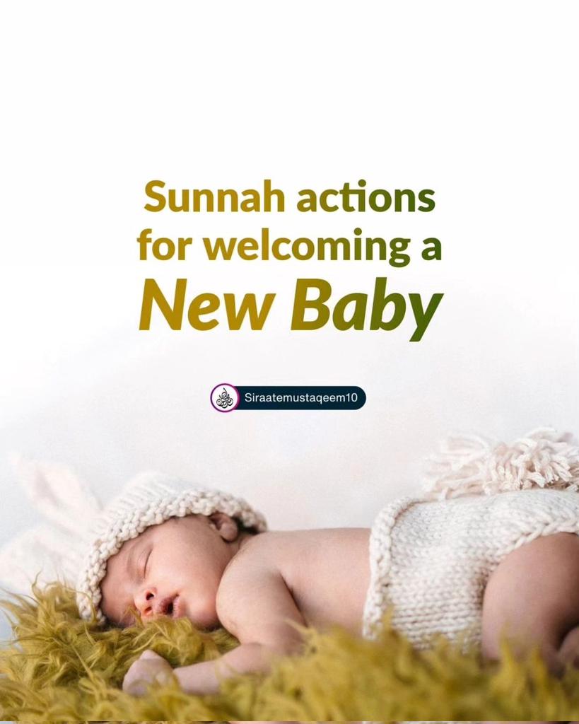 Cool_Ustaz's tweet image. ●》 SUNNAH'S ACTIONS FOR WELCOMING A NWE BABY. 👶 

●》BEAUTIFUL REMINDER 😍