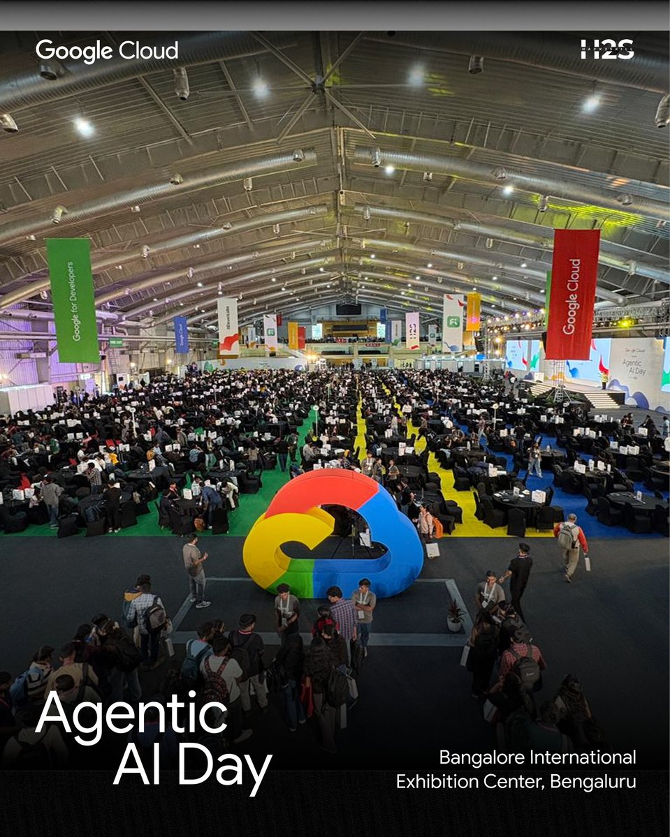 GoogleCloud_IN's tweet image. India, it's almost showtime! โจ The stage is set, the tools are ready, and the innovators are streaming in.
Get ready to see game-changing solutions built at Agentic AI Day ๐ช๐ผ