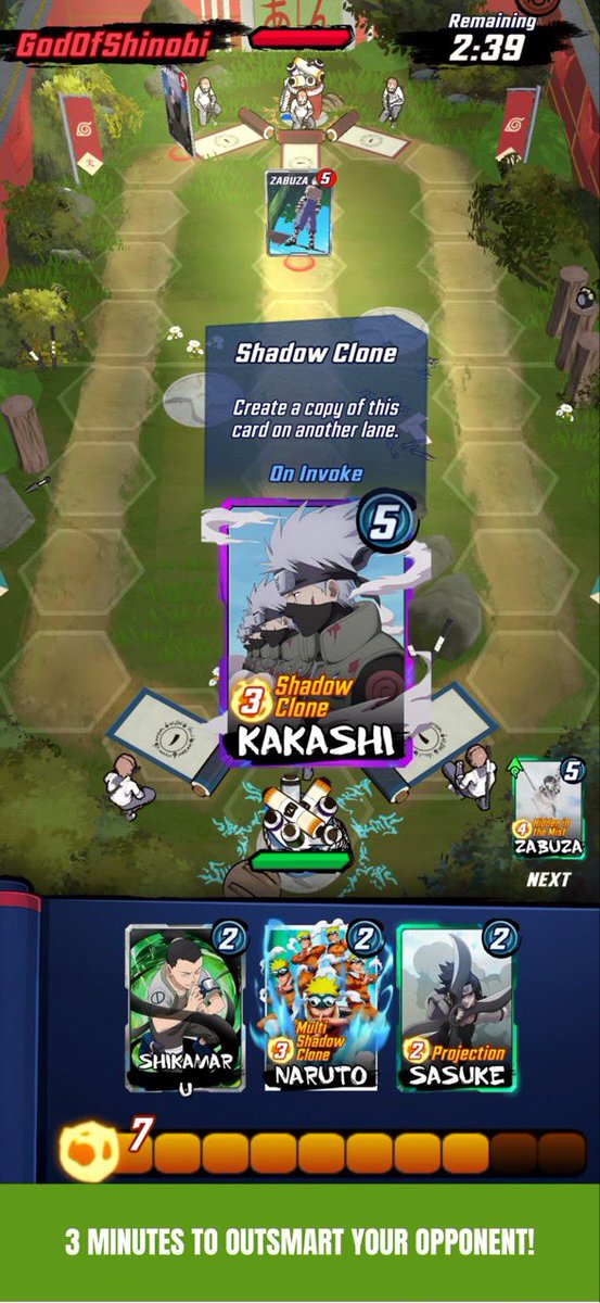 NechiKage's tweet image. The Naruto Ninja Card game is already out in other regions ??? When is the release date ??  
Credit to @NarutoLegacyBR