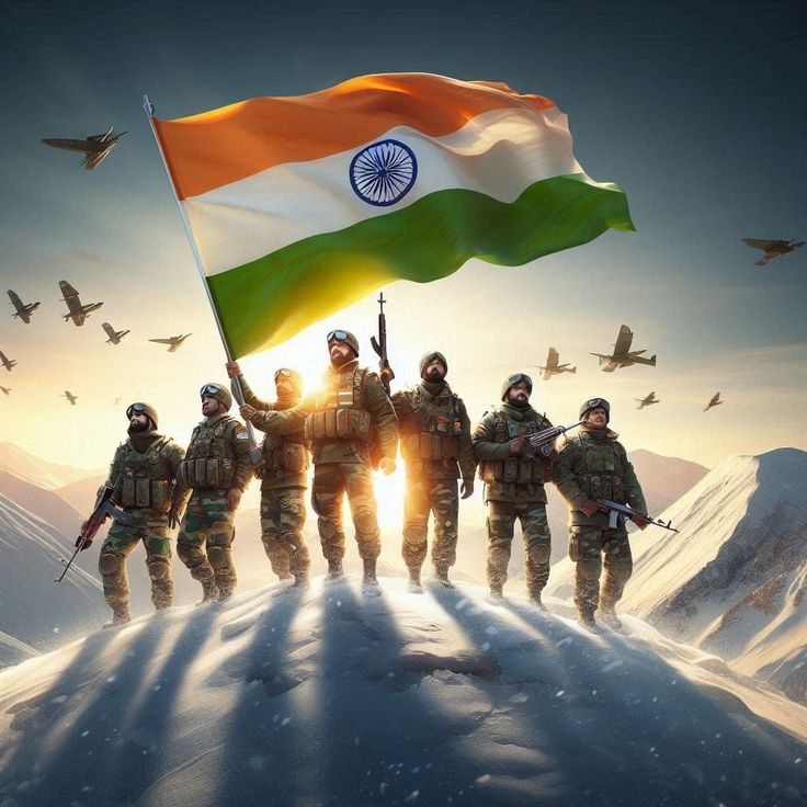 Ipriyalbhardwaj's tweet image. शौर्य, पराक्रम और बलिदान की अमर गाथा — कारगिल विजय दिवस!
जो दुश्मन की गोली से नहीं डरे,
जो मौत से आंख मिलाकर तिरंगा थामे खड़े रहे —
ऐसे अमर शहीदों को हमारा शत्-शत् नमन।
तिरंगे के हर रंग में बसती है एक-एक वीरगाथा।
जय हिन्द, जय भारत!