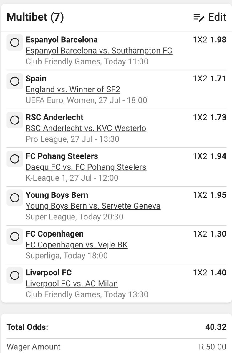 Mohale_Evans's tweet image. Straight wins β
π₯
Booking Code π€ BW7B6B14B β
π₯