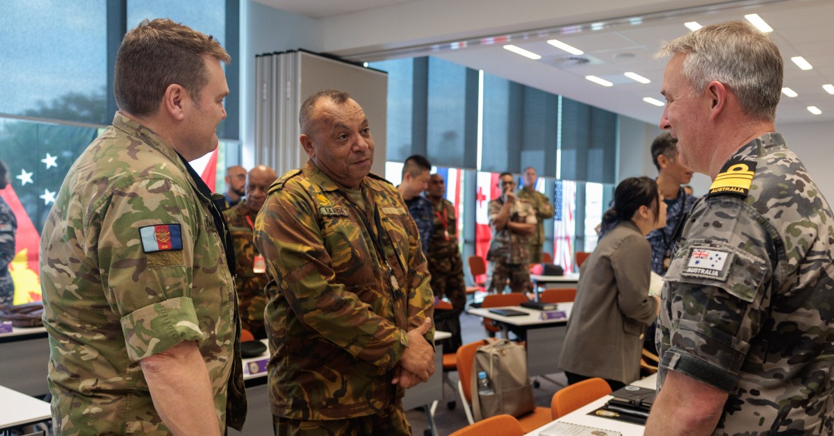 CJOPSAustralia's tweet image. Today I officially welcomed my military counterparts to the #TalismanSabre25 Chief of Joint Operations Conclave - an opportunity for us to learn from each other to address shared security challenges #strongertogether