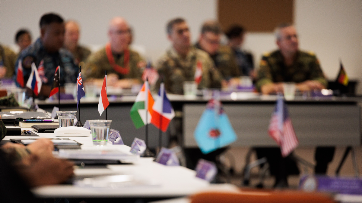 CJOPSAustralia's tweet image. Today I officially welcomed my military counterparts to the #TalismanSabre25 Chief of Joint Operations Conclave - an opportunity for us to learn from each other to address shared security challenges #strongertogether