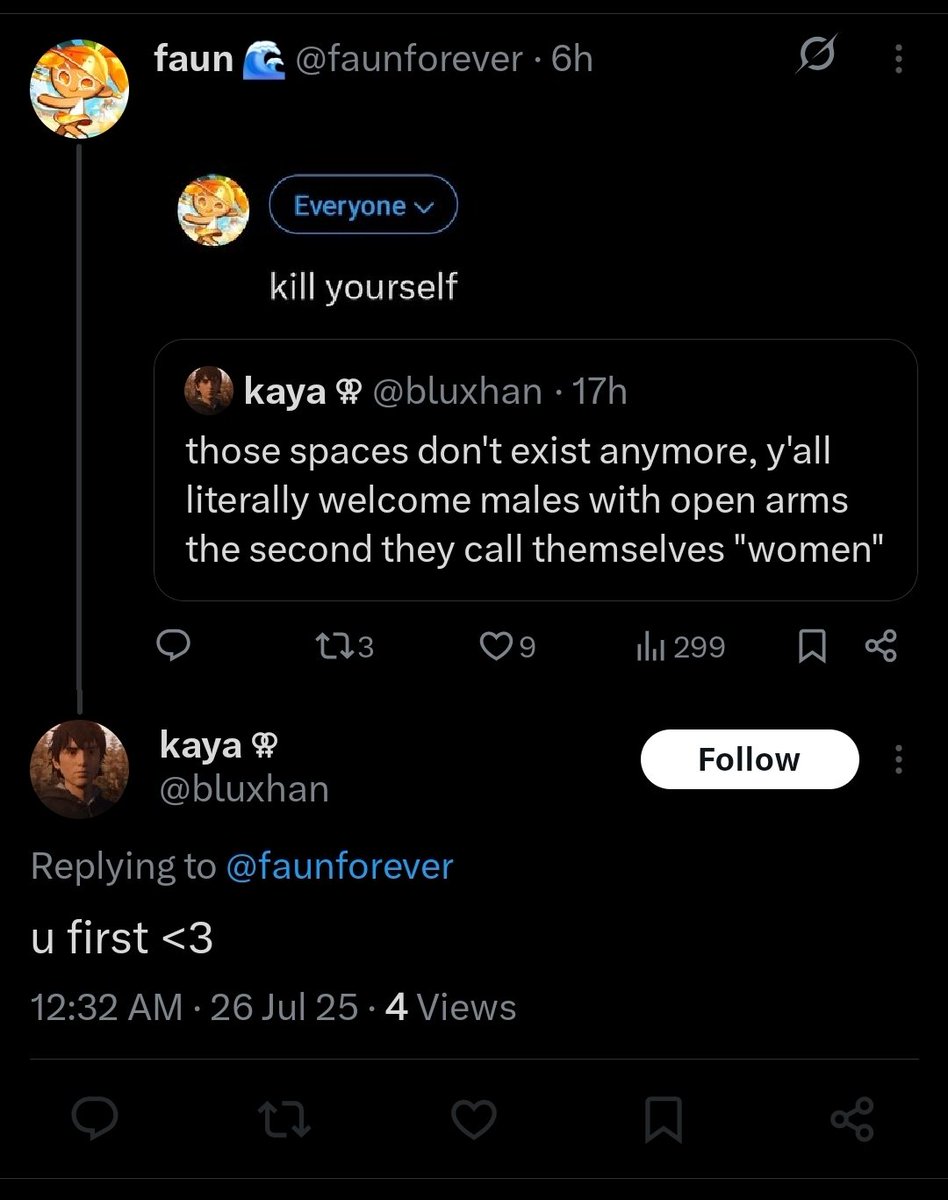 faunforever's tweet image. pussy ass bitch blocking me ok