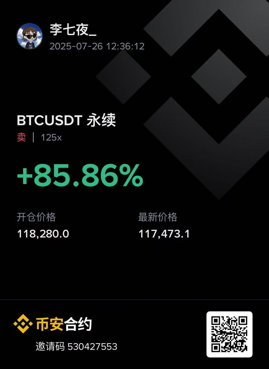 cryptok64440829's tweet image. 跟着聪明钱开了一单，祝我好运！🍀

还没用上 #币安实盘聪明钱 的兄弟可就落后了啊！

你在猜，大佬在赚。币安「实盘聪明钱」直接把答案摊牌了。

不看截图、不听嘴炮，谁真正在合约里赚钱，数据说话。

币安新功能「实盘聪明钱」，直接公开平台上真实盈利的交易员成绩单：…