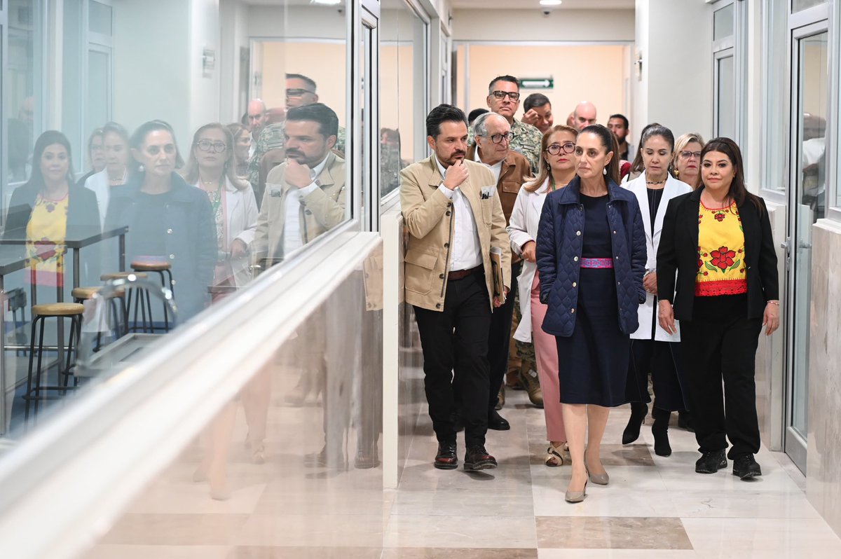 Claudia Sheinbaum Pardo (@claudiashein) on Twitter photo Visitamos con la jefa de Gobierno de la Ciudad de México, <a href="/ClaraBrugadaM/">Clara Brugada Molina</a>, el Hospital General de Zona No. 25 “Zaragoza” del IMSS, que será inaugurado en unos meses. La transformación avanza. Visitamos con la jefa de Gobierno de la Ciudad de México, <a href="/ClaraBrugadaM/">Clara Brugada Molina</a>, el Hospital General de Zona No. 25 “Zaragoza” del IMSS, que será inaugurado en unos meses. La transformación avanza.