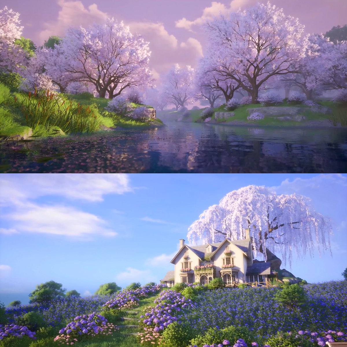 dazed_moon111's tweet image. 🪻🌸 1.9 𝓗𝓸𝓶𝓮 𝓤𝓹𝓭𝓪𝓽𝓮 🪻🌸
Okay so here is a thread to summarise the housing feature:
(1)
Location:
✿ Nikki’s house will be on a floating island with rivers, mountains, and lots of flowers (from all the photos I’ve seen 🥹)
– You can shape the land however you…