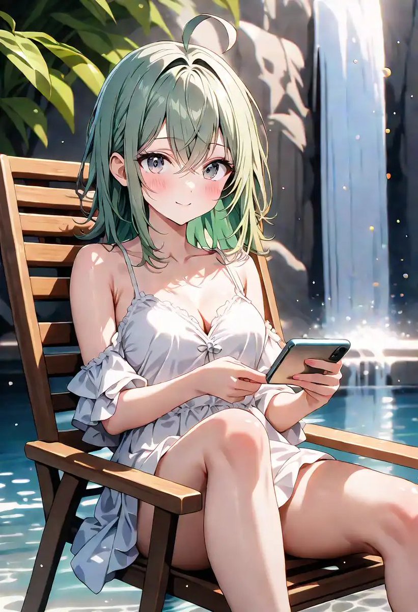 shirako1218AI's tweet image. 避暑地サイコー✨
 #うちの子  #颯
 #DaysAI   #AIイラスト︎