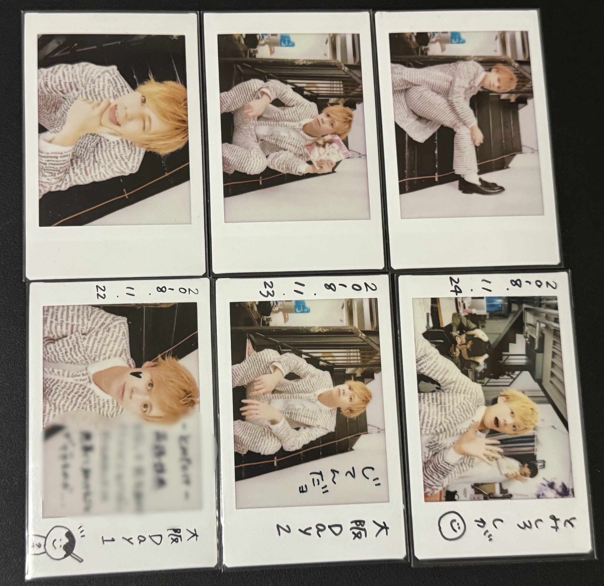 MeseMoa. めせもあ。 チェキ ハピカ トレカ MeseMoa. 二番煎じ 落書きチェキ20171009 福岡 ＆トレカ030