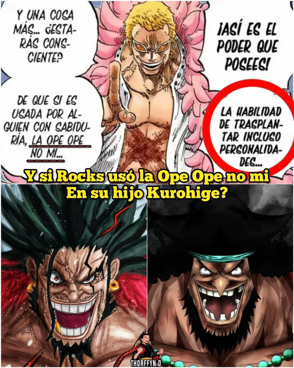 TioJimbe's tweet image. Será?, yo creo que no. ¿Q opinan ustedes?

One Piece