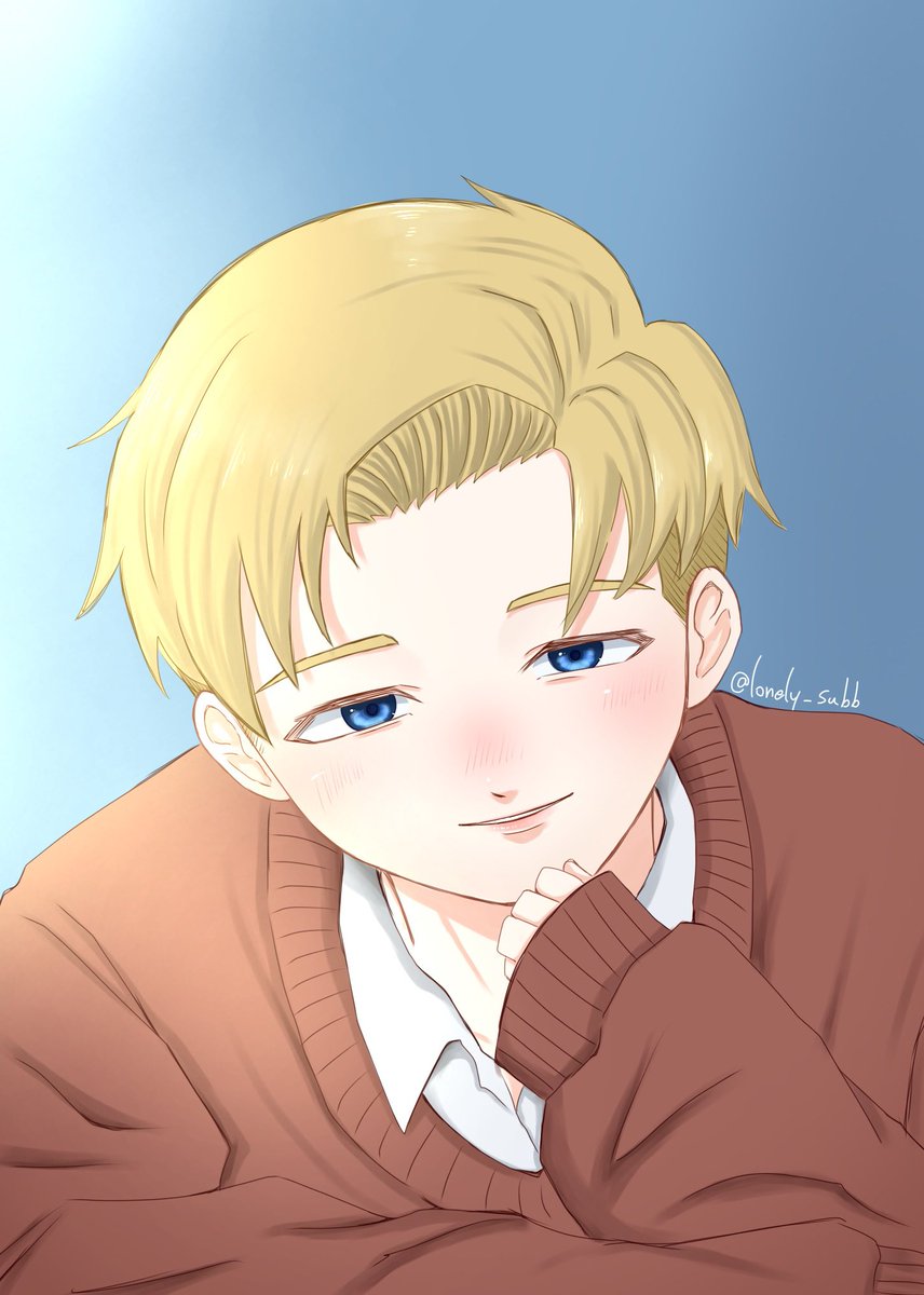 lonely_subb's tweet image. ラ先 実はこれ彼セーターの絵なんです……