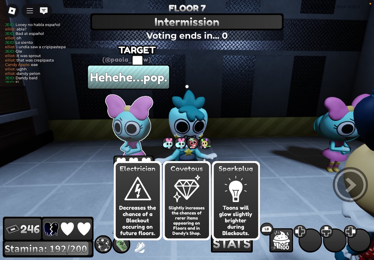 jeio_momo's tweet image. Me and my sister had the cutest run today. Just us and two Spanish speaking Poppys. I’m not very good at Spanish but I know a little, and they taught us some phrases. We got to floor 20 then died to pebble. I love playing dw❤️