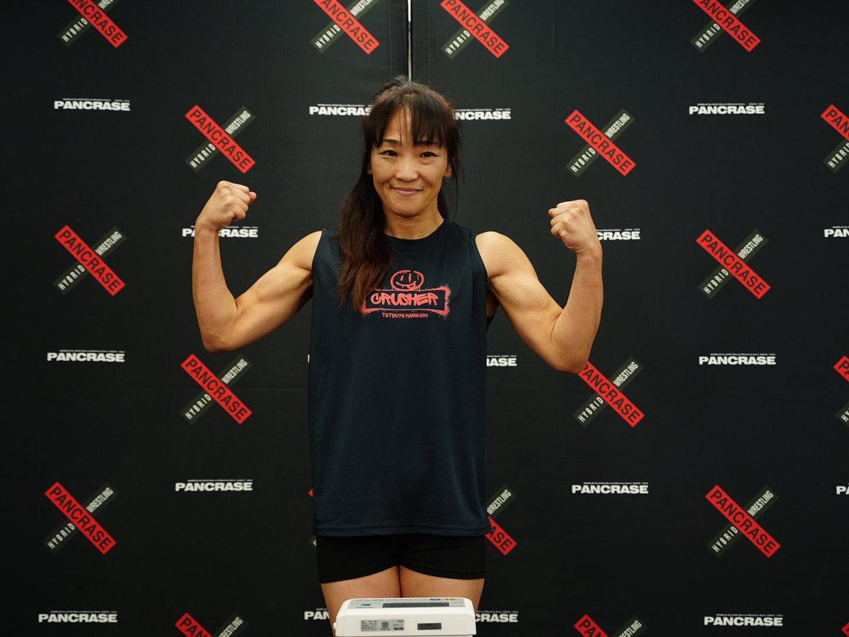 _PANCRASE_'s tweet image. ❌PANCRASE355❌
📣計量結果⚖️
第4試合 女子フライ級5分3R
🟥ライカ 56.95kg
🟦オノダマン 56.95kg
#pancrase355
🗓️7月27日(日)
🏟️立川ステージガーデン
▶️U-NEXTでLIVE中継