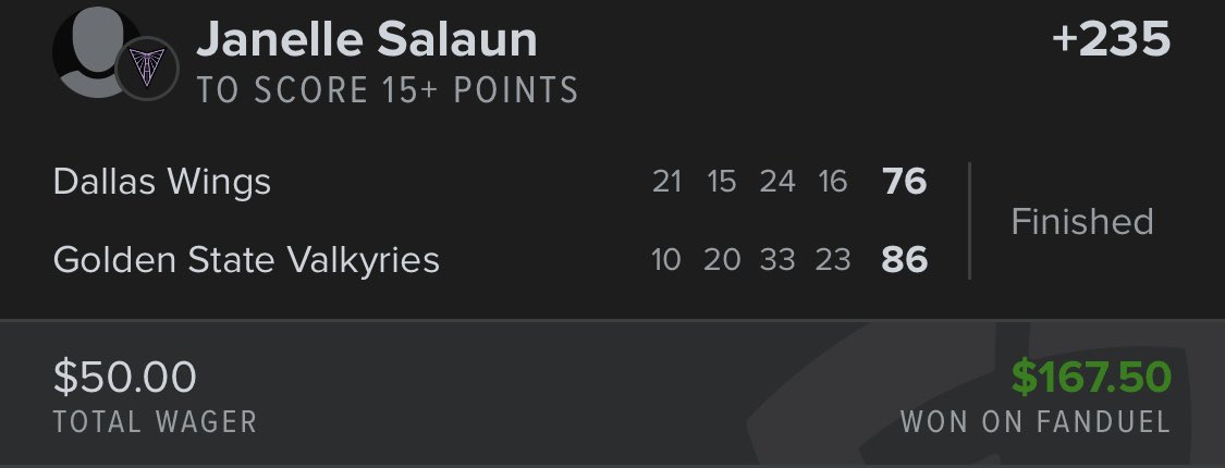 fitzmagic13's tweet image. Today was fun
+235✅
+475✅
Idk how Salaun didn’t get 20 whop.com/beat-the-books…