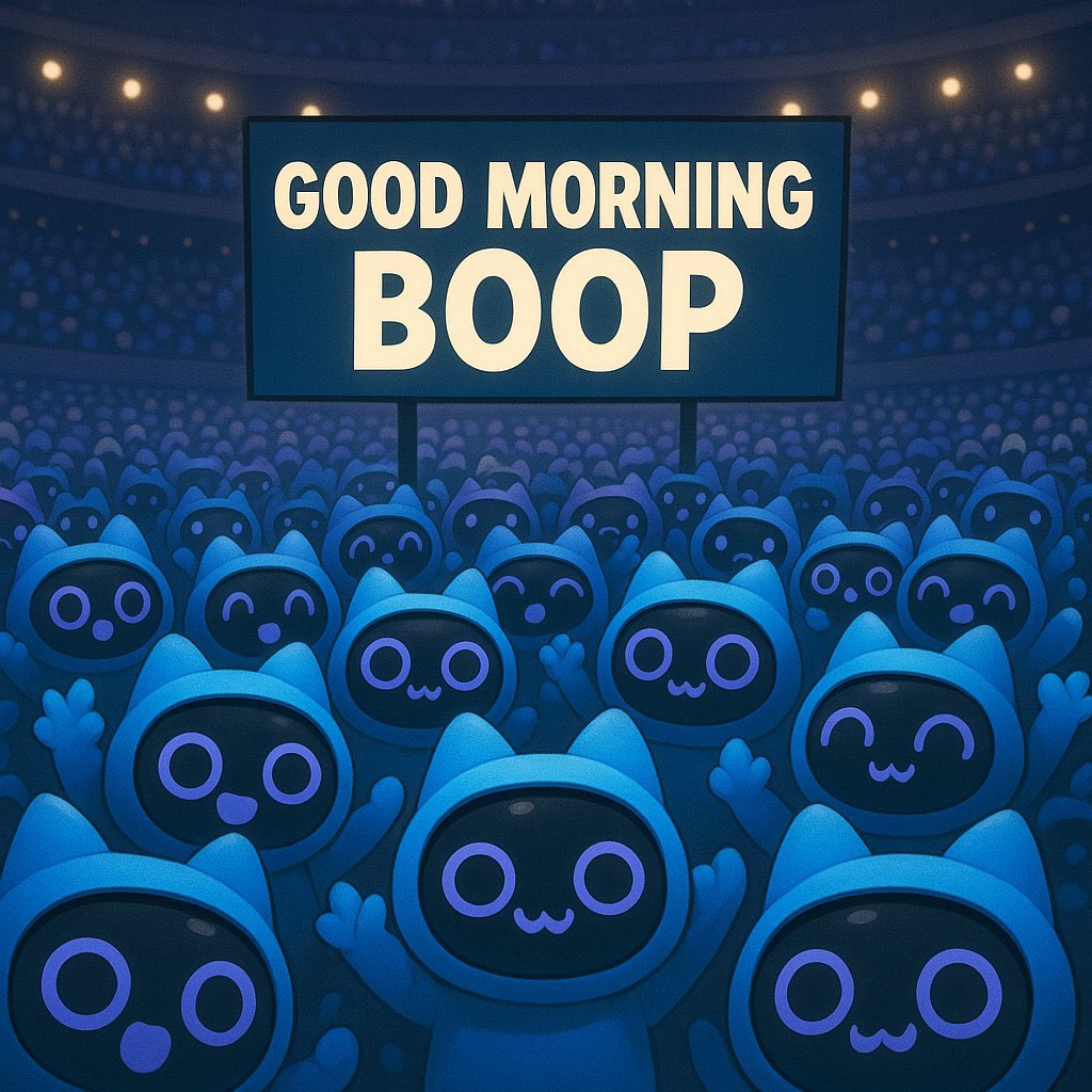 ALJEAN99's tweet image. GM to all my fellow Boopers 🌀☕️ !

May your staking be profitable, your cults be loyal, and your toasters speak only bullish prophecies today.
Let’s boop the timeline into greatness.

#boopdotfun 

@boopdotfun 🤝🏾❤️