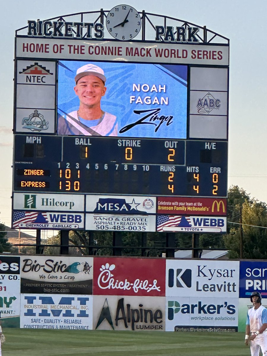 What an amazing experience today and only the start. First class tournament &amp; city <a href="/conniemackwsbb/">Connie Mack World Series</a> team came up short, but we back tomorrow <a href="/NoahFagan3/">Noah Fagan</a> <a href="/ZingerProspects/">Zinger Prospects</a> #conniemack25