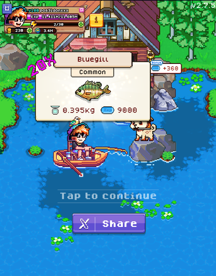 0xseraphim_'s tweet image. I'm done with this 🤣
@FishingFrenzyCo
I though this is my lucky day because in the first picture i got 60 bonus energy even i got the common thing. and then boom in the second chance, still common 🤣🤣
Have fun guys! Happy fishing 🥰
I think my id is for common fish LOL 🤣…