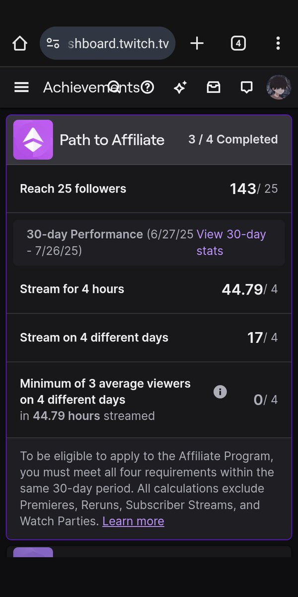 Egofn_'s tweet image. .@Twitch @TwitchSupport plz fix this bug I should be affiliated plz this 🙏🙏🙏