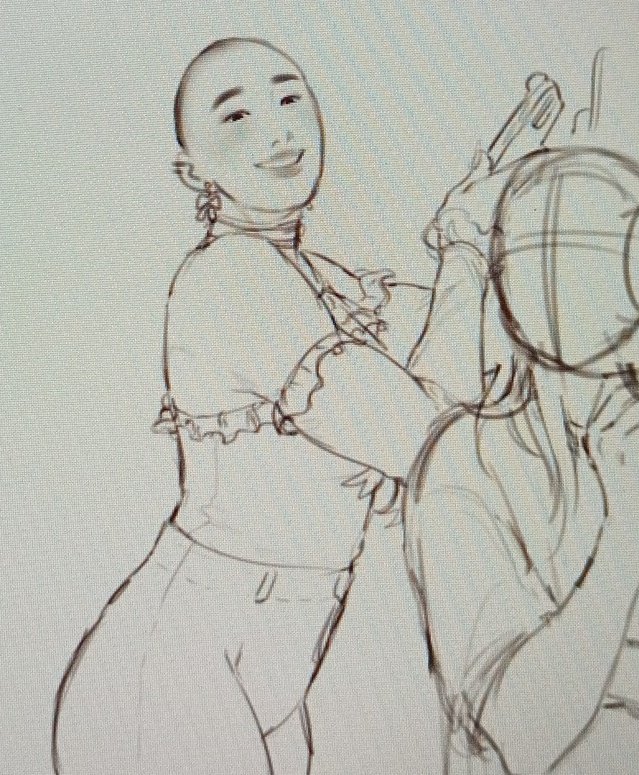 shieruble's tweet image. Whatever dude... Adeela wip (femdil lol)
#wip #illustration #shieruble