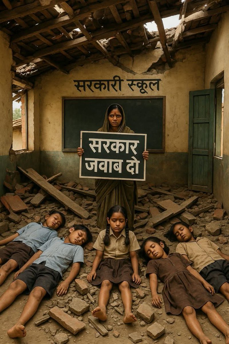 जिस देश में मंदिर और मस्जिदों की छत सोने और चांदी की हो और स्कूलों की छत जर्जर हो वो देश कभी भी विकसित नहीं बन सकता ।झालावाड़ की घटना दुखद!
<a href="/BhajanlalBjp/">Bhajanlal Sharma</a> <a href="/madandilawar/">Madan Dilawar</a> <a href="/RajCMO/">CMO Rajasthan</a>