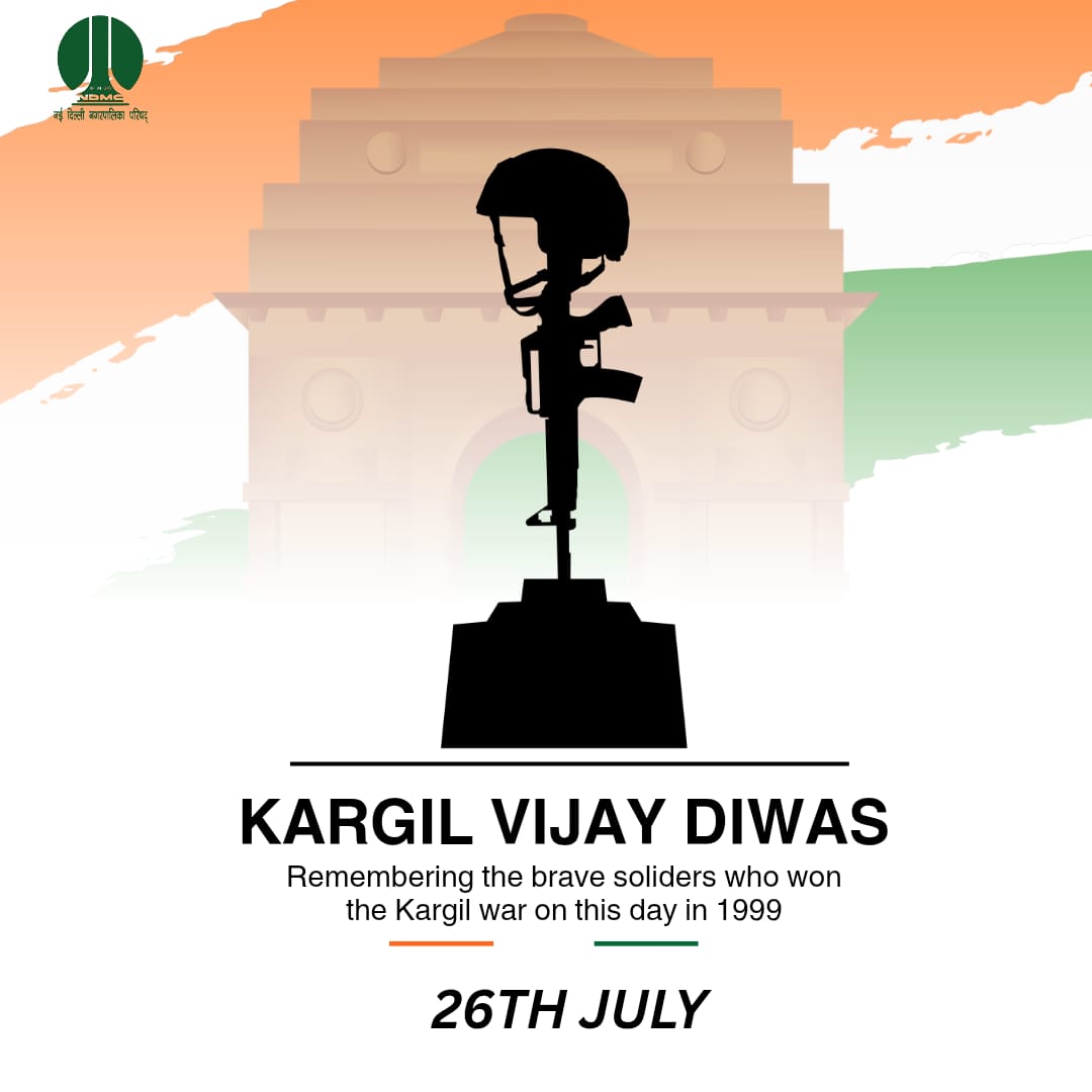 tweetndmc's tweet image. 🪖 KARGIL VIJAY DIWAS 🇮🇳
On this day, we salute the unmatched courage &amp;amp; sacrifice of our brave soldiers who led India to victory in the 1999 Kargil War.

Let us remember their valour, honour their legacy, and remain forever grateful. 🙏

#KargilVijayDiwas #NDMC #JaiHind 🇮🇳🕊️