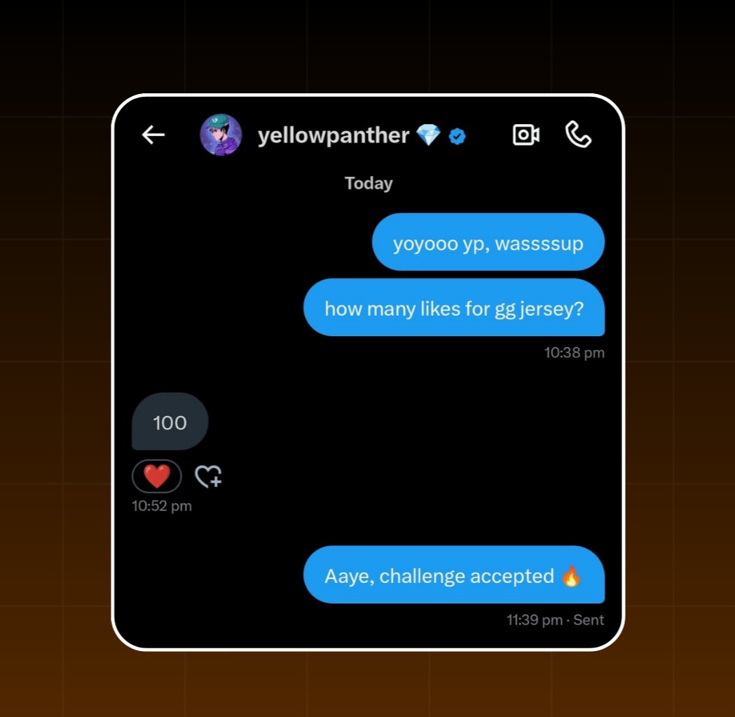 GUJJUIIXI's tweet image. Guys wait, stop scrolling
I need your peaq attention real quick hehe
Let's see how fast we can smash 100 likes 👀
@yellowpantherx hope that GG Jersey's ready to ship