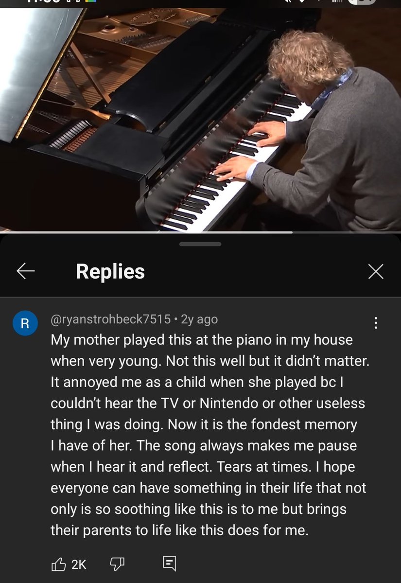 I read somewhere YouTube comments are the most wholesome on the internet but I wasn't ready for this