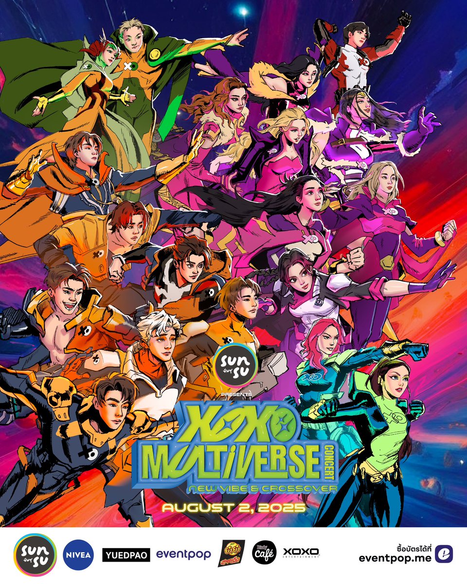 XOXOofficialTH's tweet image. SUNSU Presents XOXO MULTIVERSE CONCERT🪐✨
ด่วน! บัตรจำนวนจำกัด
🎟️ Ticket Available Now ทาง eventpop
🔗 eventpop.me/e/98626/xoxo-m…
โชว์เต็มรูปแบบ จาก 4EVE , ATLAS , JMNK , DOM และ LUSS พร้อม Collaboration & Crossover หลากหลายยูนิต และ โชว์สุดพิเศษ!💥
พลาดไม่ได้
Collaboration…