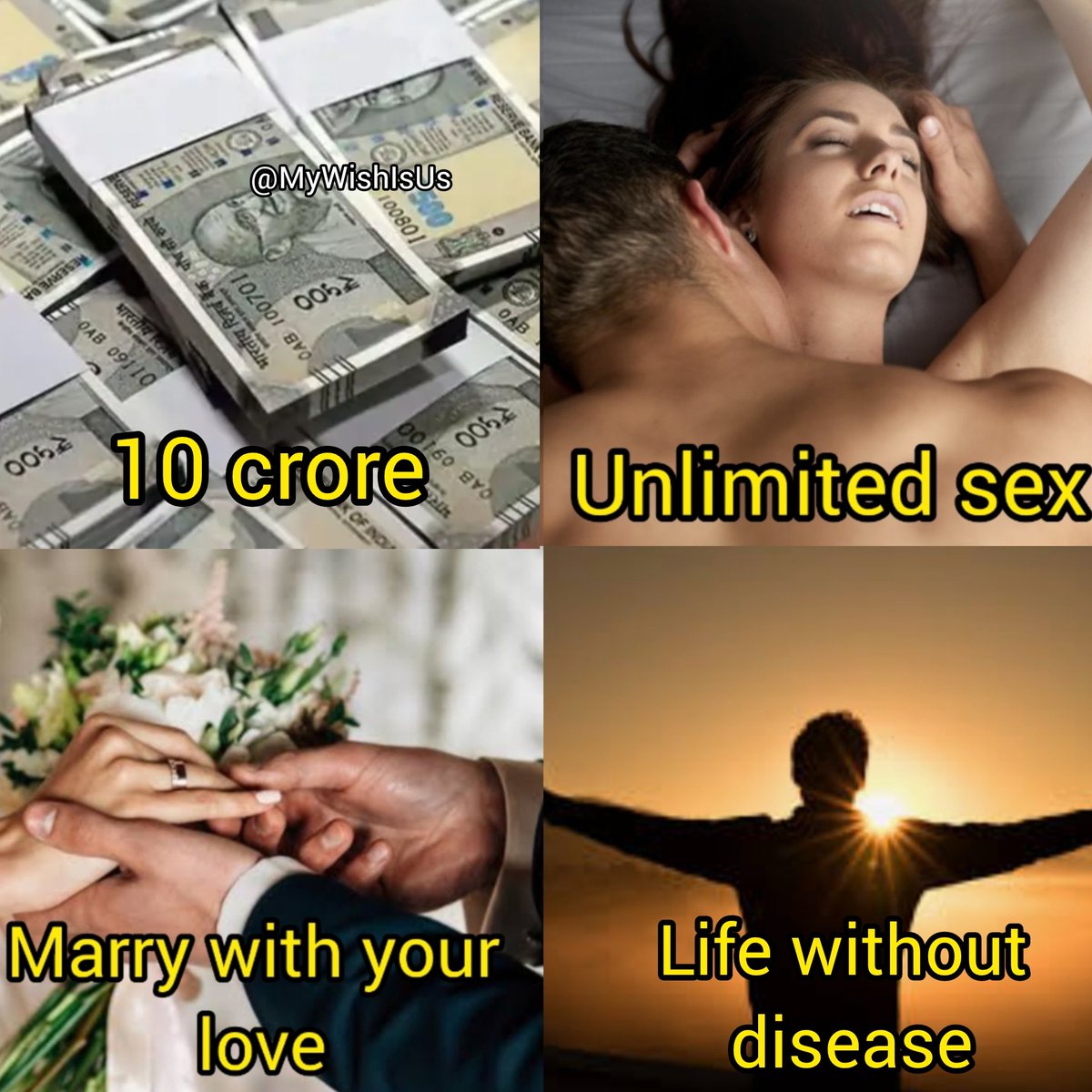 If you got a chance to choose one thing!
What will you choose?